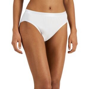 Jenni Womens Hi-Cut Bikini Underwea Bright White XXXL